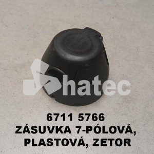 6711 5766 ZÁSUVKA 7-PÓLOVÁ,PLASTOVÁ, ZETOR