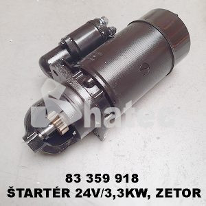 83 359 918 ŠTARTÉR 24V/3,3KW, ZETOR